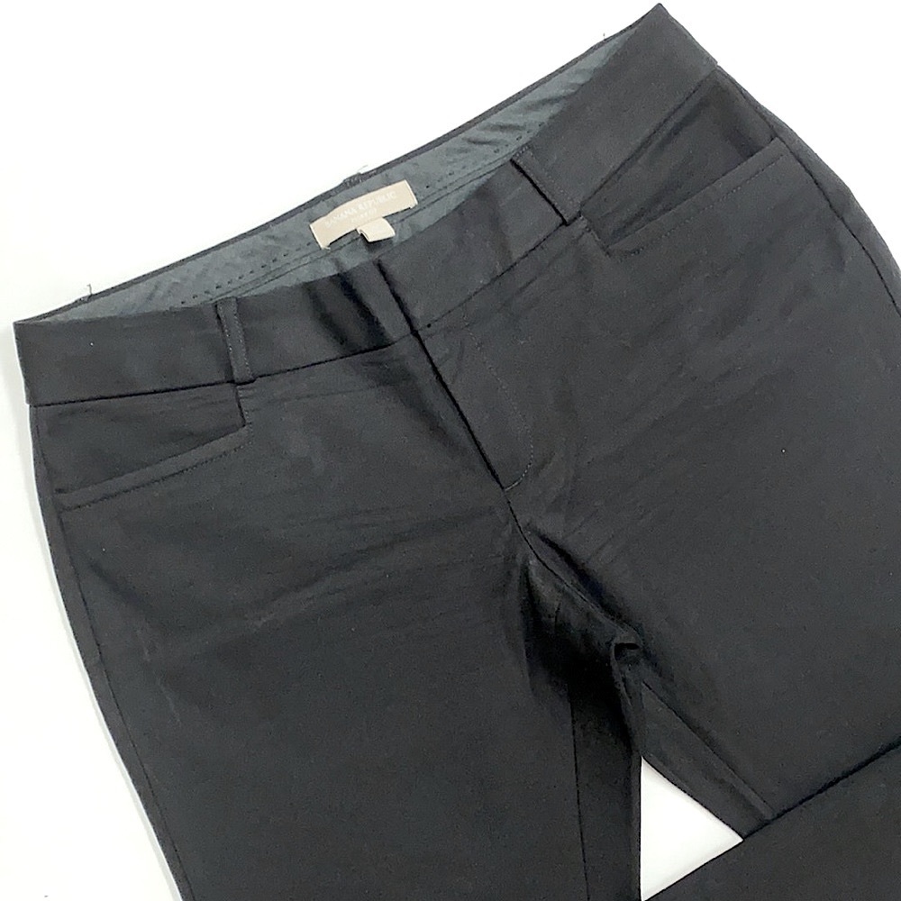 BANANA REPUBLIC Sloan Fit Pants Black Size 6 petite